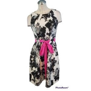 Jessica Howard Size 6 A-Line Dress Belted Party Cocktail
